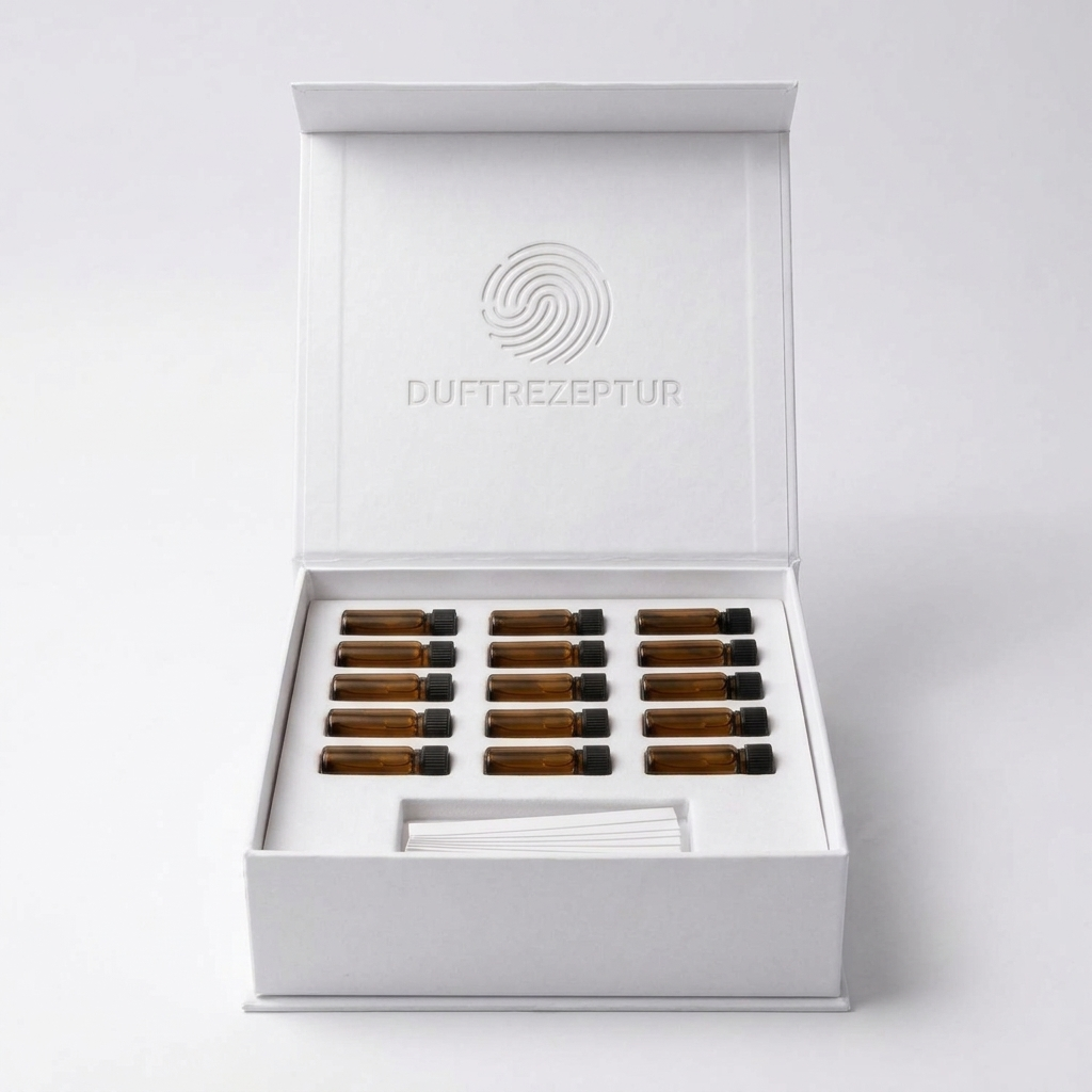 Starterbox mit 15 Einzelmaterialien in weißer Box